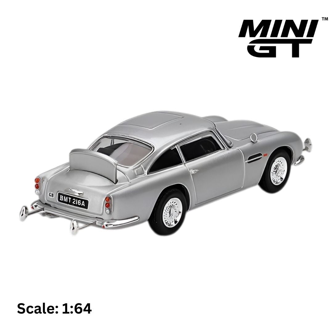 ASTON MARTIN - DB5 - 007 JAMES BOND - MISSIONE GOLDFINGER WITH WEAPONS - INCLUDED POSTER 007 - 1964