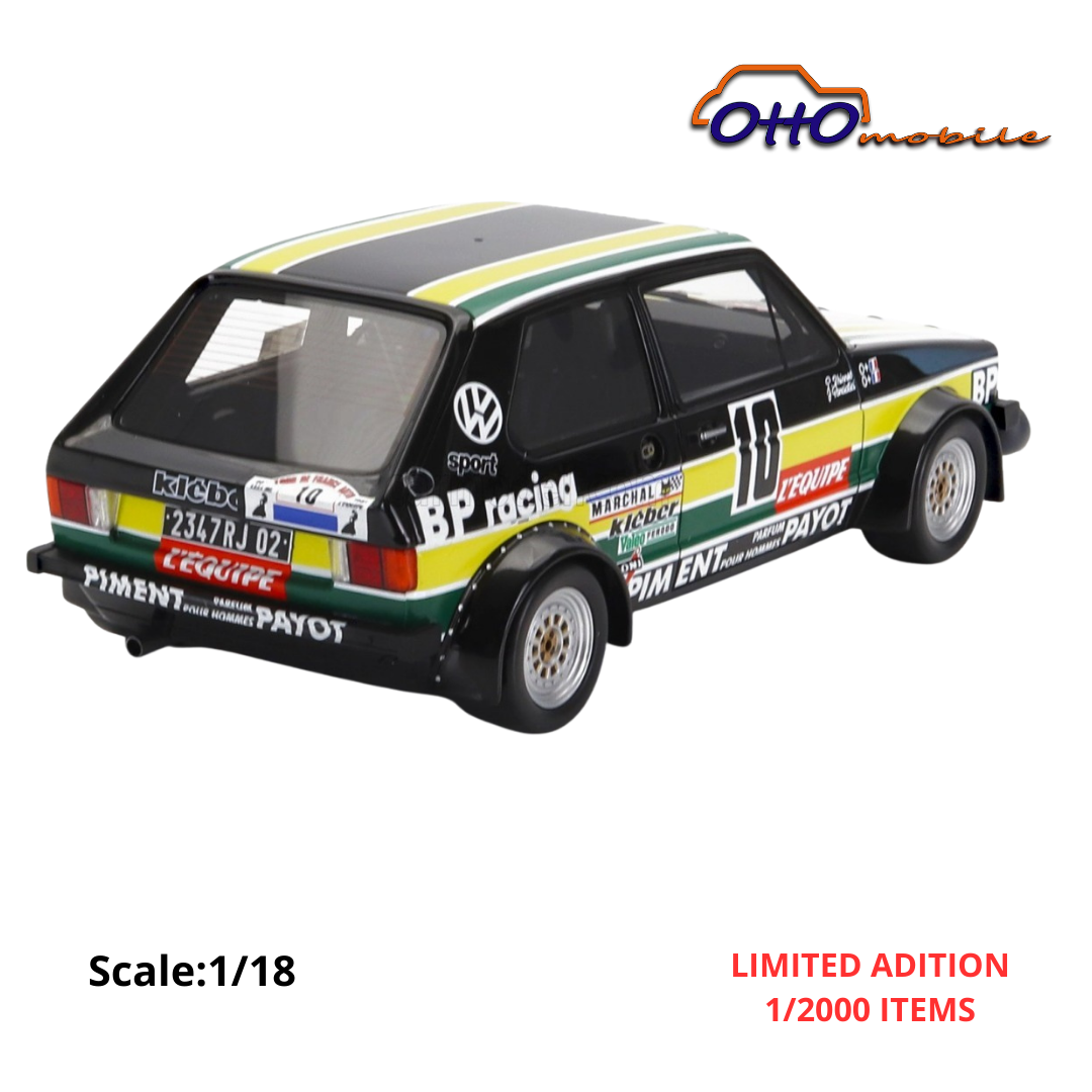VOLKSWAGEN - RALLY SET - VOLKSWAGEN LT35 VAN + TRAILER + GOLF GTi MKI Gr.2 TEAM BP RACING VOLKSWAGEN SPORT N 10 RALLY TOUR DE FRANCE AUTOMOBILE J.PANCIATICI - P.THINNES -1981