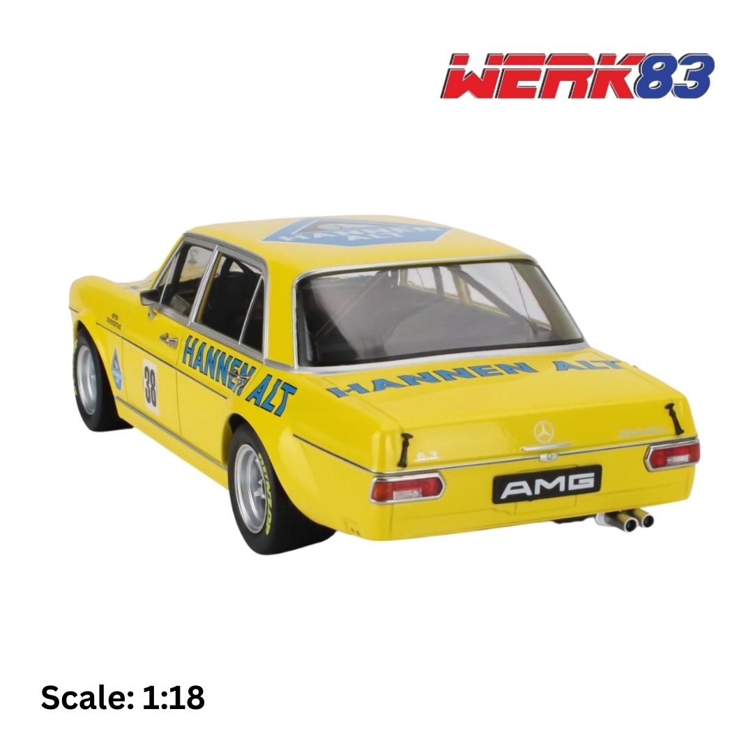 MERCEDES BENZ - 300 SEL 6.8 TEAM HANNEN ALT N 38 HOCKENHEIM HANS HEYER - 1971