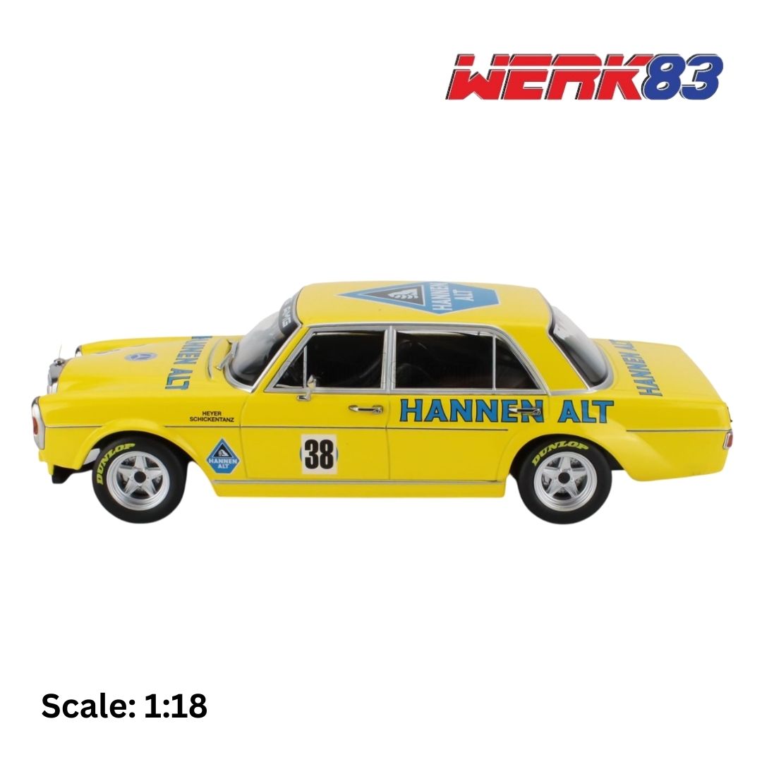 MERCEDES BENZ - 300 SEL 6.8 TEAM HANNEN ALT N 38 HOCKENHEIM HANS HEYER - 1971
