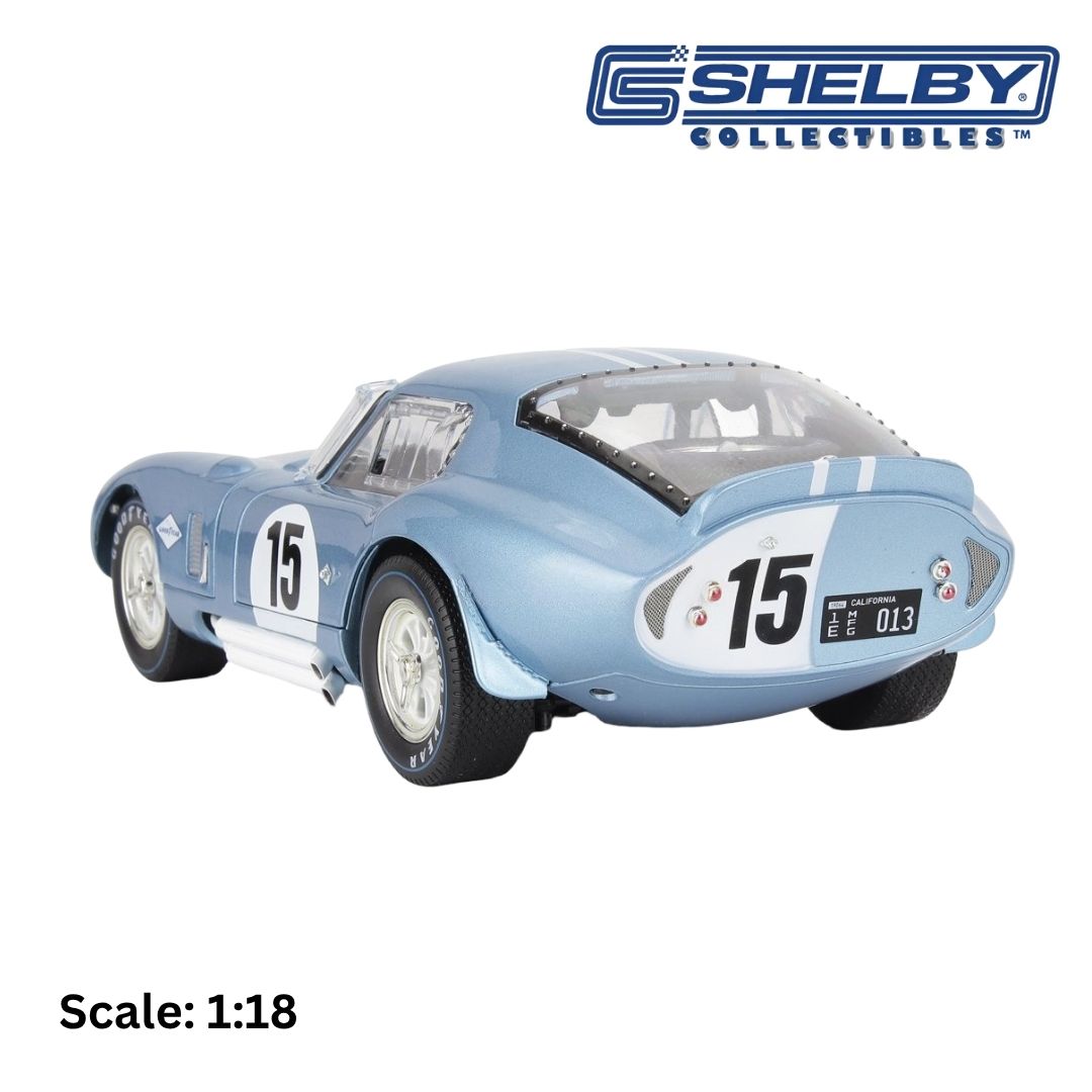 AC SHELBY COBRA DAYTONA COUPE 4.7L V8 TEAM SHELBY AMERICAN INC. N 15 12h REIMS - 1964