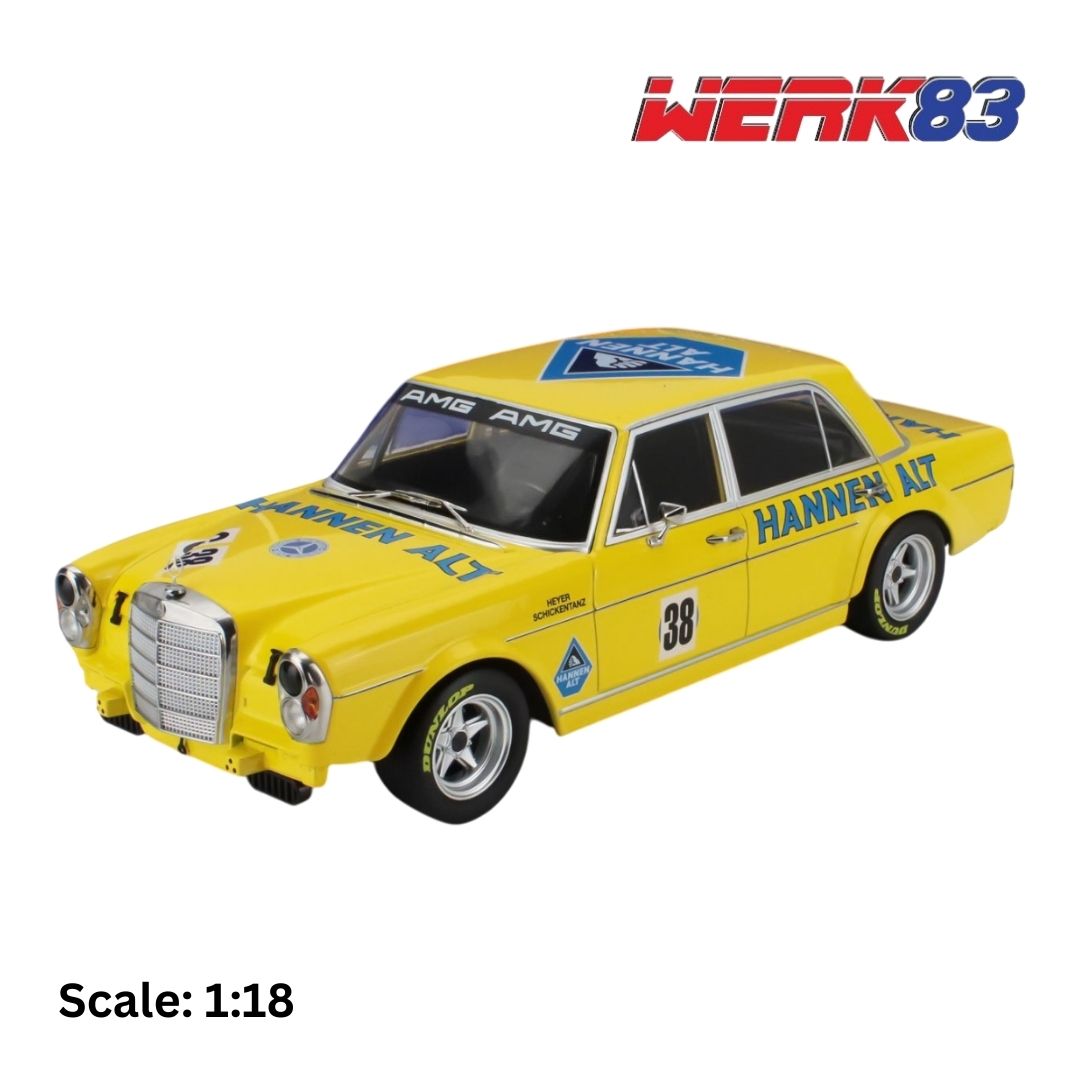 MERCEDES BENZ - 300 SEL 6.8 TEAM HANNEN ALT N 38 HOCKENHEIM HANS HEYER - 1971