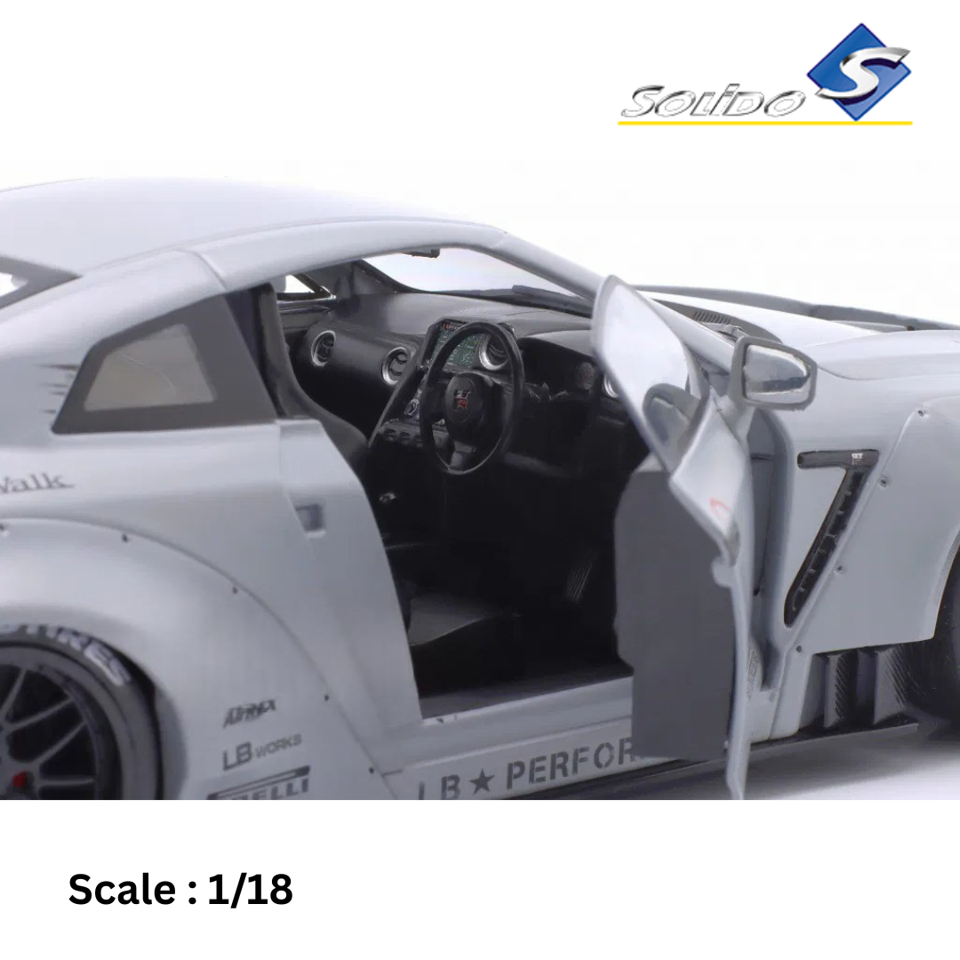 NISSAN - GT-R (R35) TYPE 2 LIBERTY WALK LB WORKS COUPE WITH AMERICAN DIORAMA FIGURE 2018