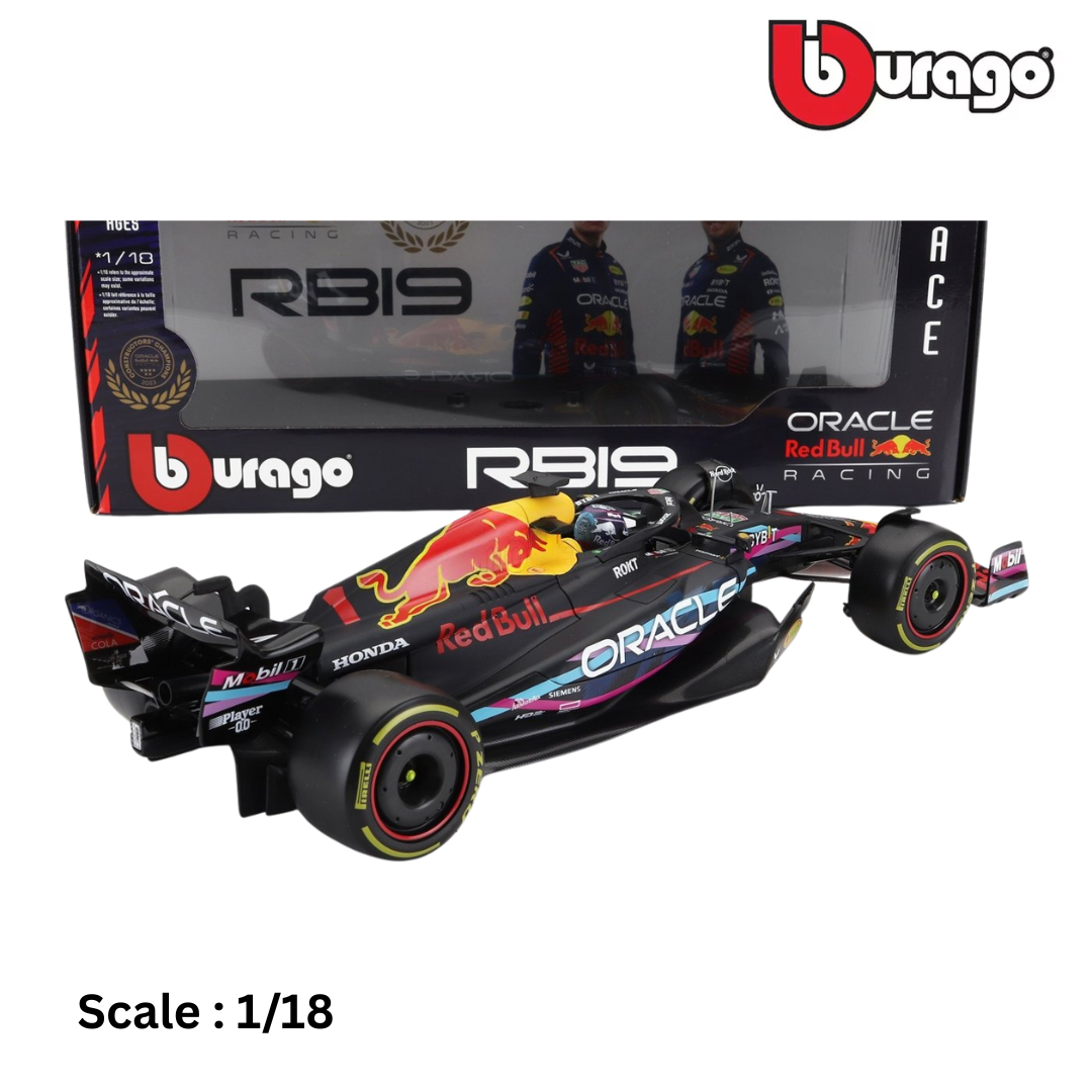 RED BULL - F1 RB19 TEAM ORACLE RED BULL RACING N 1 WORLD CHAMPION WINNER MIAMI GP 2023