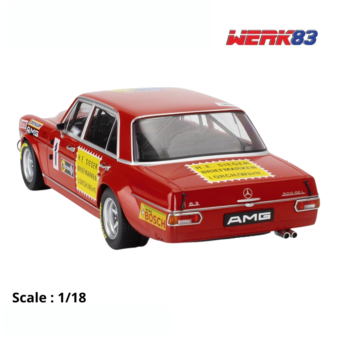 MERCEDES BENZ - 300 SEL 6.8 TEAM MERCEDES AMG N 1 24h NURBURGRING 1972
