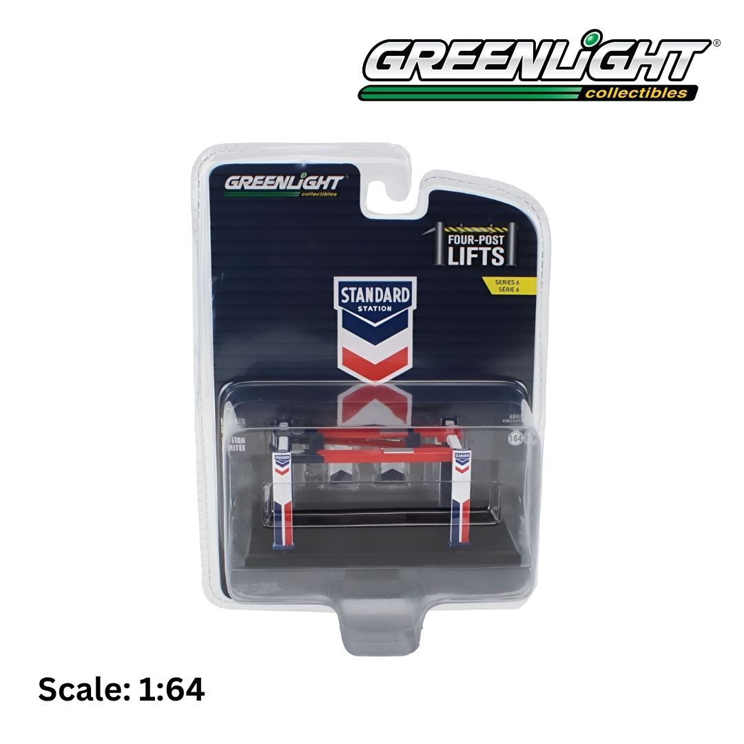 ACCESSORIES - STANDARD OIL GARAGE SET OFFICINA - PONTE SOLLEVATORE AUTO - FOUR POST LIFT - 2010