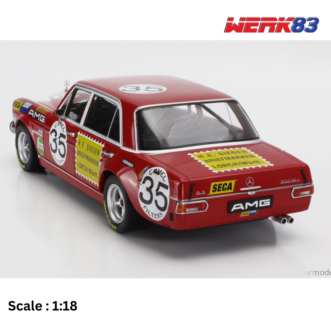 MERCEDES BENZ 300 SEL 6.8 TEAM MERCEDES AMG N 35 2nd 24h SPA FRANCORCHAMPS 1971