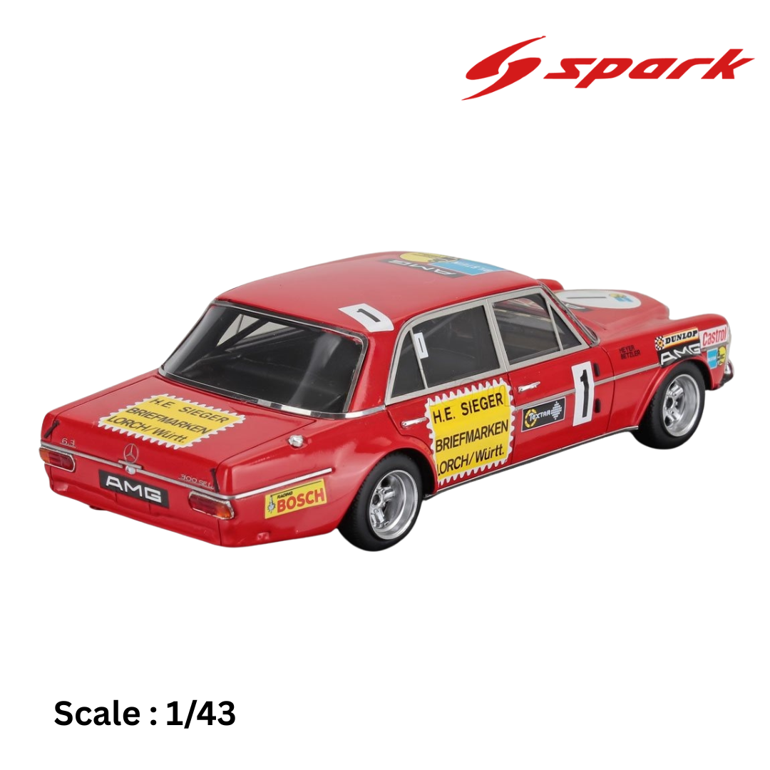 MERCEDES BENZ - 300 SEL 6.8 TEAM MERCEDES AMG N 1 24h NURBURGRING 1972
