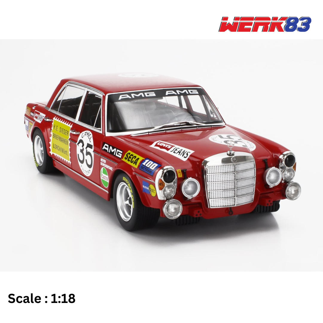 MERCEDES BENZ 300 SEL 6.8 TEAM MERCEDES AMG N 35 2nd 24h SPA FRANCORCHAMPS 1971