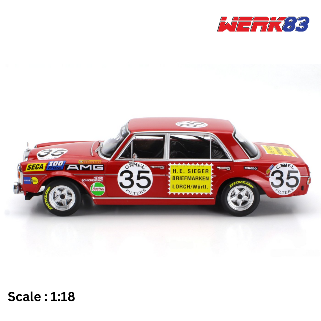 MERCEDES BENZ 300 SEL 6.8 TEAM MERCEDES AMG N 35 2nd 24h SPA FRANCORCHAMPS 1971