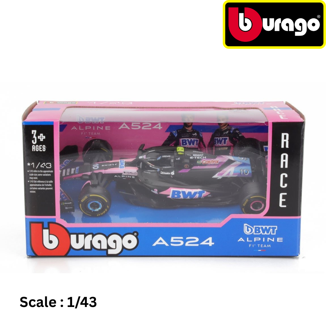ALPINE - F1 A524 TEAM BWT ALPINE N 10 SEASON 2024 PIERRE GASLY