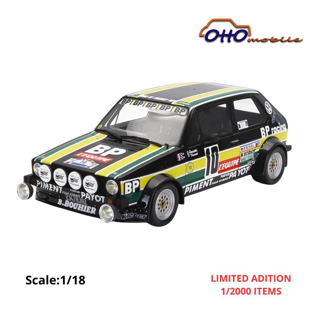 VOLKSWAGEN - RALLY SET - VOLKSWAGEN LT35 VAN + TRAILER + GOLF GTi MKI Gr.2 TEAM BP RACING VOLKSWAGEN SPORT N 10 RALLY TOUR DE FRANCE AUTOMOBILE J.PANCIATICI - P.THINNES -1981