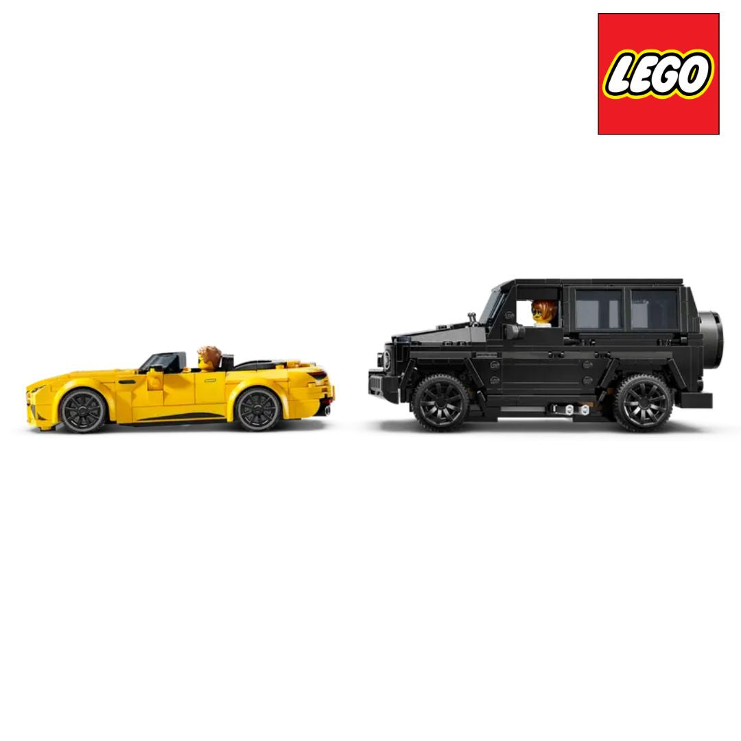 MERCEDES BENZ LEGO - SET 2X G-CLASS G63 AMG 2020 + S-CLASS SL63 AMG SPIDER - 2022