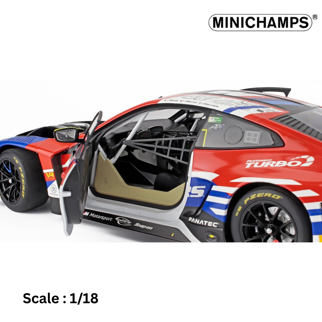 BMW - 4-SERIES M4 GT3 TEAM WRT N 46 24h SPA 2024 VALENTINO ROSSI - MAXIME MARTIN - RAFFAELE MARCIELLO