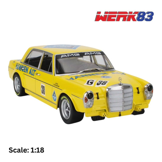 MERCEDES BENZ - 300 SEL 6.8 TEAM HANNEN ALT N 38 HOCKENHEIM HANS HEYER - 1971