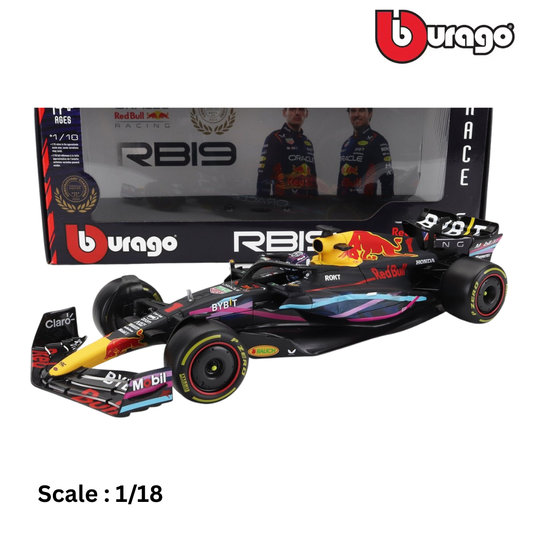 RED BULL - F1 RB19 TEAM ORACLE RED BULL RACING N 1 WORLD CHAMPION WINNER MIAMI GP 2023