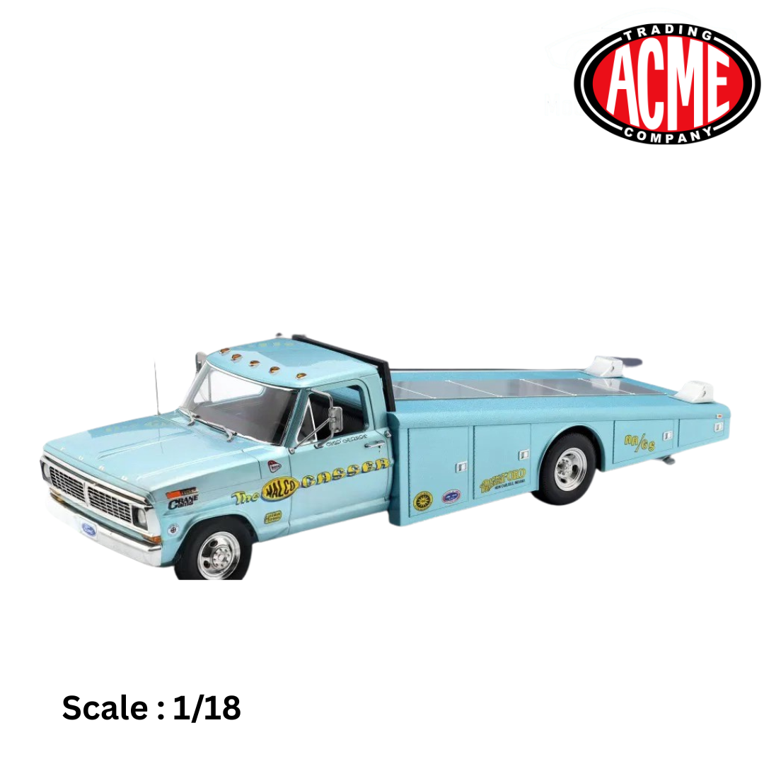 FORD USA - F-350 TRUCK RAMP CAR TRANSPORTER MALCO GASSER 1970