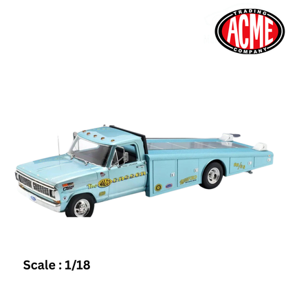 FORD USA - F-350 TRUCK RAMP CAR TRANSPORTER MALCO GASSER 1970