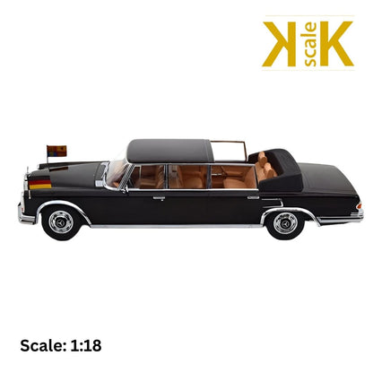 MERCEDES BENZ S-CLASS 600 PULLMAN (W100) LANDAULET SEMICONVERTIBLE QUEEN ELIZABETH II - KURT GEORG KIESINGER - 1965