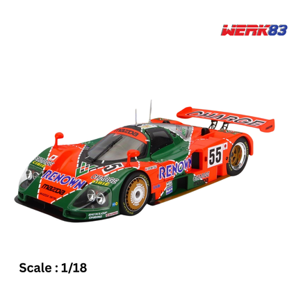 MAZDA - 787B 2.6L TEAM MAZDASPEED CO. LTD. N 55 WINNER 24h LE MANS 1991 BERTRAND GACHOT - JOHNNY HERBERT - VOLKER WEIDLER