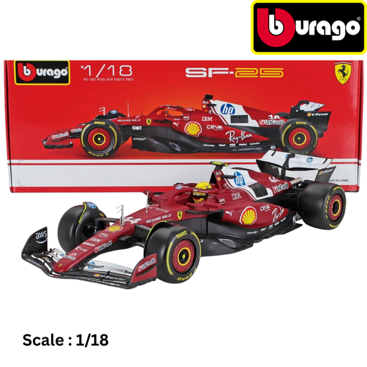FERRARI - F1 SF-25 TEAM SCUDERIA FERRARI HP N 44 SEASON 2025 LEWIS HAMILTON