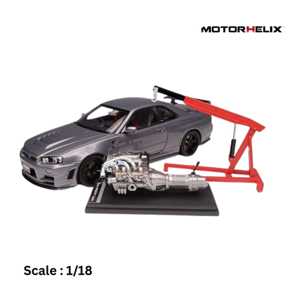 Nissan Skyline GT-R R34 NISMO CRS VER. Gunmetal