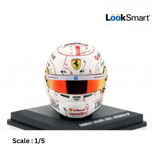 BELL HELMET - CASCO HELMET F1 CHARLES LECLERC TEAM FERRARI HP N 16 JAPAN GP 2025
