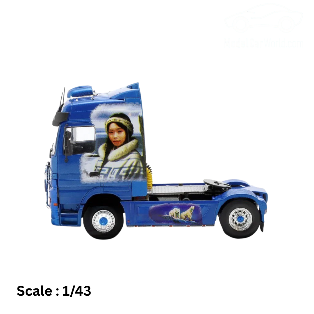 MERCEDES BENZ - ACTROS 1851 MP1 TRACTOR TRUCK 2-ASSI 1998 - ESKIMO ARCTIC AIRBRUSH