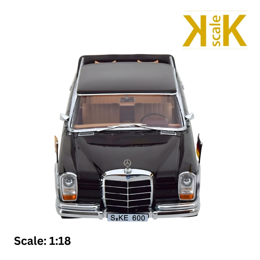 MERCEDES BENZ S-CLASS 600 PULLMAN (W100) LANDAULET SEMICONVERTIBLE QUEEN ELIZABETH II - KURT GEORG KIESINGER - 1965