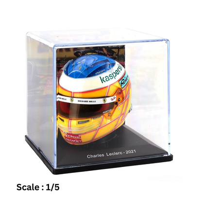 HELMET - F1 CASCO HELMET CHARLES LECLERC TEAM SCUDERIA FERRARI MISSION WINNOW SF21 FRENCH GP 2021