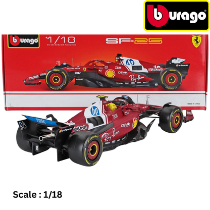 FERRARI - F1 SF-25 TEAM SCUDERIA FERRARI HP N 44 SEASON 2025 LEWIS HAMILTON
