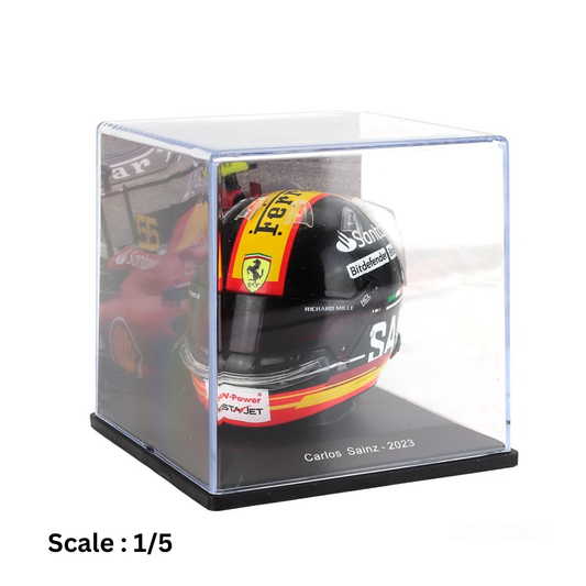 HELMET - F1 CASCO HELMET CARLOS SAINZ TEAM SCUDERIA FERRARI SF-23 3rd MONZA ITALY GP 2023