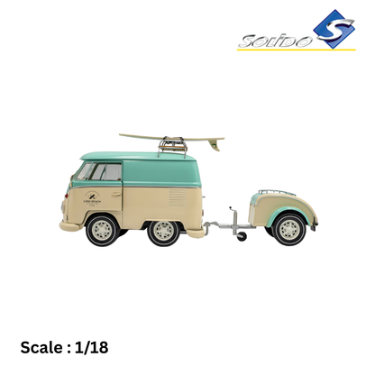 VOLKSWAGEN - T1 VAN KOOL COMBI WITH TRAILER 1950