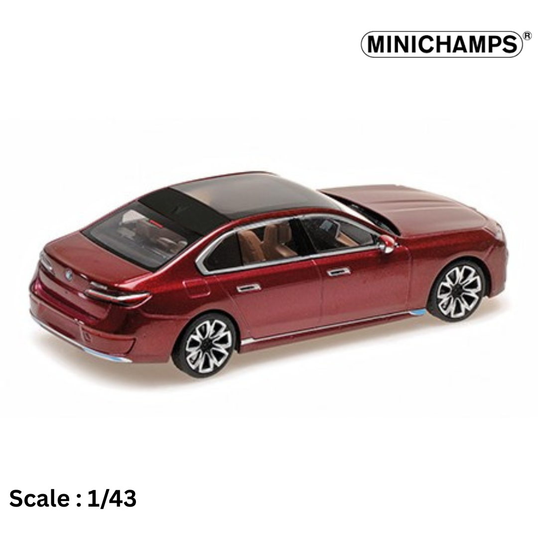 BMW I7 Red Metallic 2023