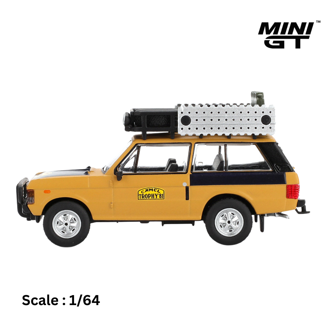 LAND ROVER - RANGE ROVER N 0 WINNER RALLY CAMEL TROPHY SUMATRA LHD 1981 CHRISTIAN SWOBODA - KNUTH MENTEL