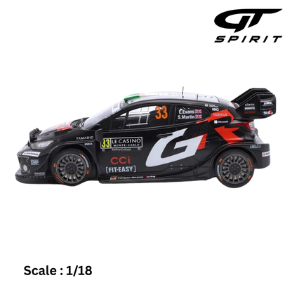 TOYOTA - YARIS GR HYBRID RALLY1 TEAM TOYOTA GAZOO RACING WRT N 33 2nd RALLY MONTECARLO 2025 ELFYN EVANS - SCOTT MARTIN