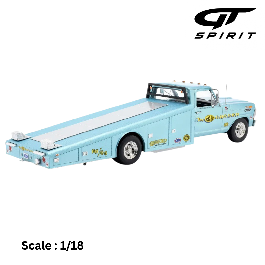 FORD USA - F-350 TRUCK RAMP CAR TRANSPORTER MALCO GASSER 1970