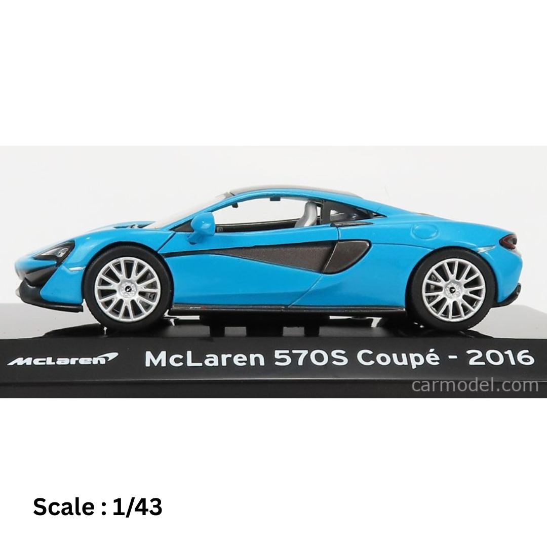McLAREN - 570S COUPE 2016 - CON VETRINA - WITH SHOWCASE