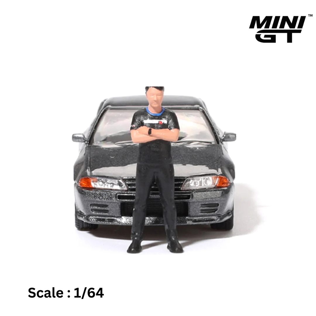 NISSAN - SKYLINE GT-R (R32) NISMO RHD 1992 WITH TSUGIO MATSUDA FIGURES