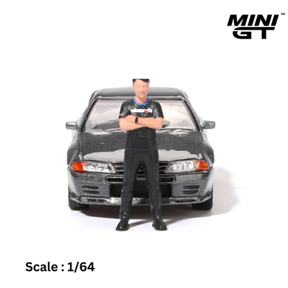 NISSAN - SKYLINE GT-R (R32) NISMO RHD 1992 WITH TSUGIO MATSUDA FIGURES