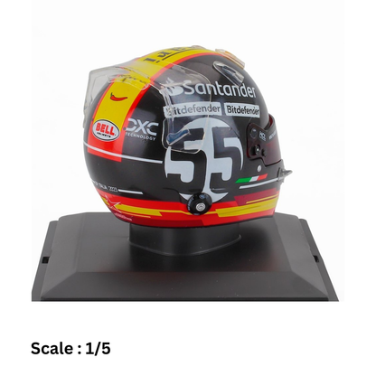 HELMET - F1 CASCO HELMET CARLOS SAINZ TEAM SCUDERIA FERRARI SF-23 3rd MONZA ITALY GP 2023