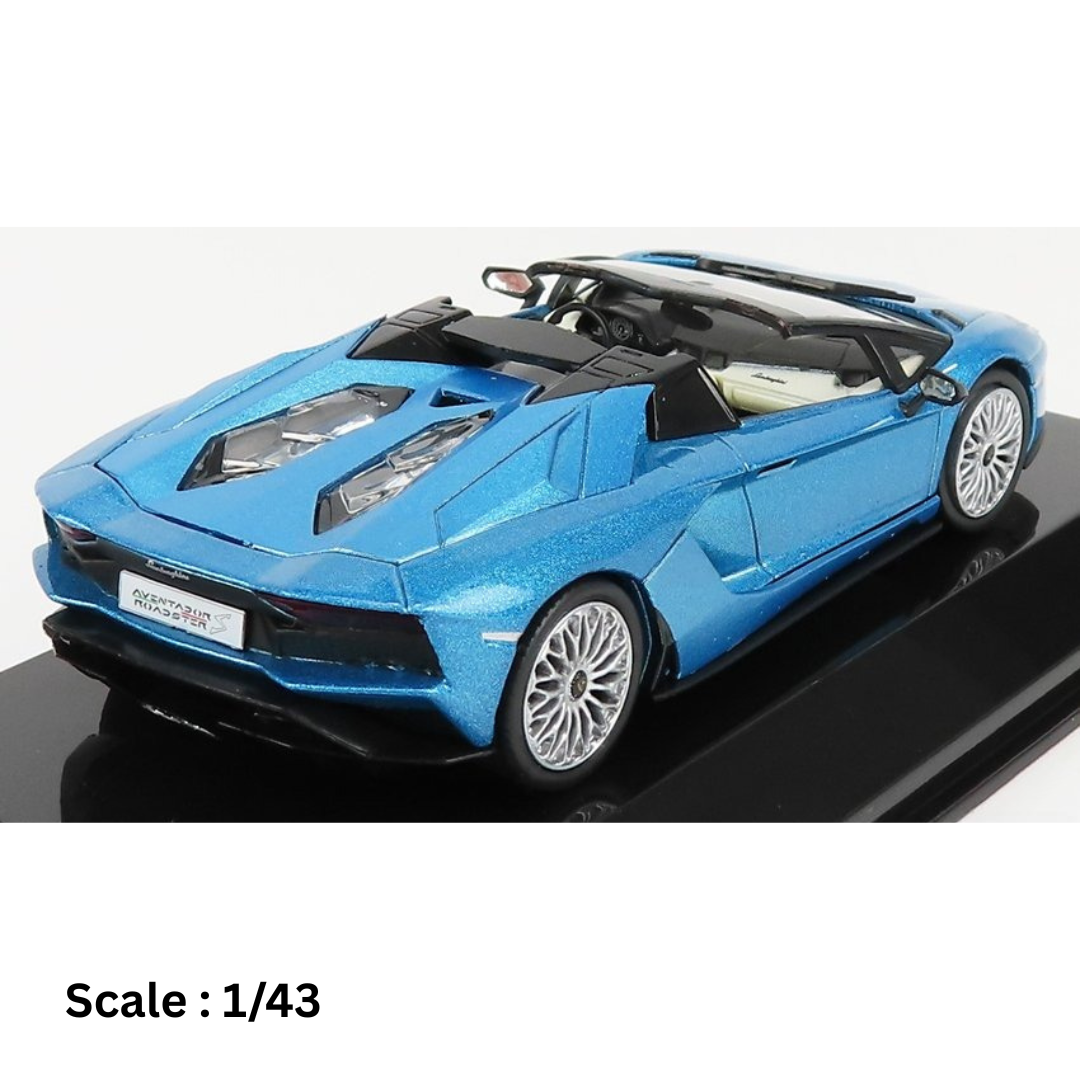 LAMBORGHINI - AVENTADOR S ROADSTER 2017 - CON VETRINA - WITH SHOWCASE