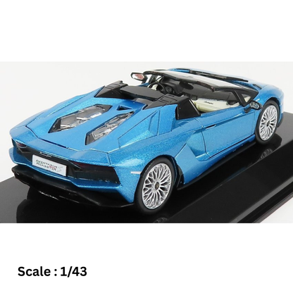 LAMBORGHINI - AVENTADOR S ROADSTER 2017 - CON VETRINA - WITH SHOWCASE