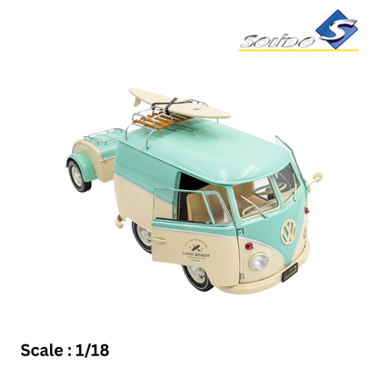 VOLKSWAGEN - T1 VAN KOOL COMBI WITH TRAILER 1950