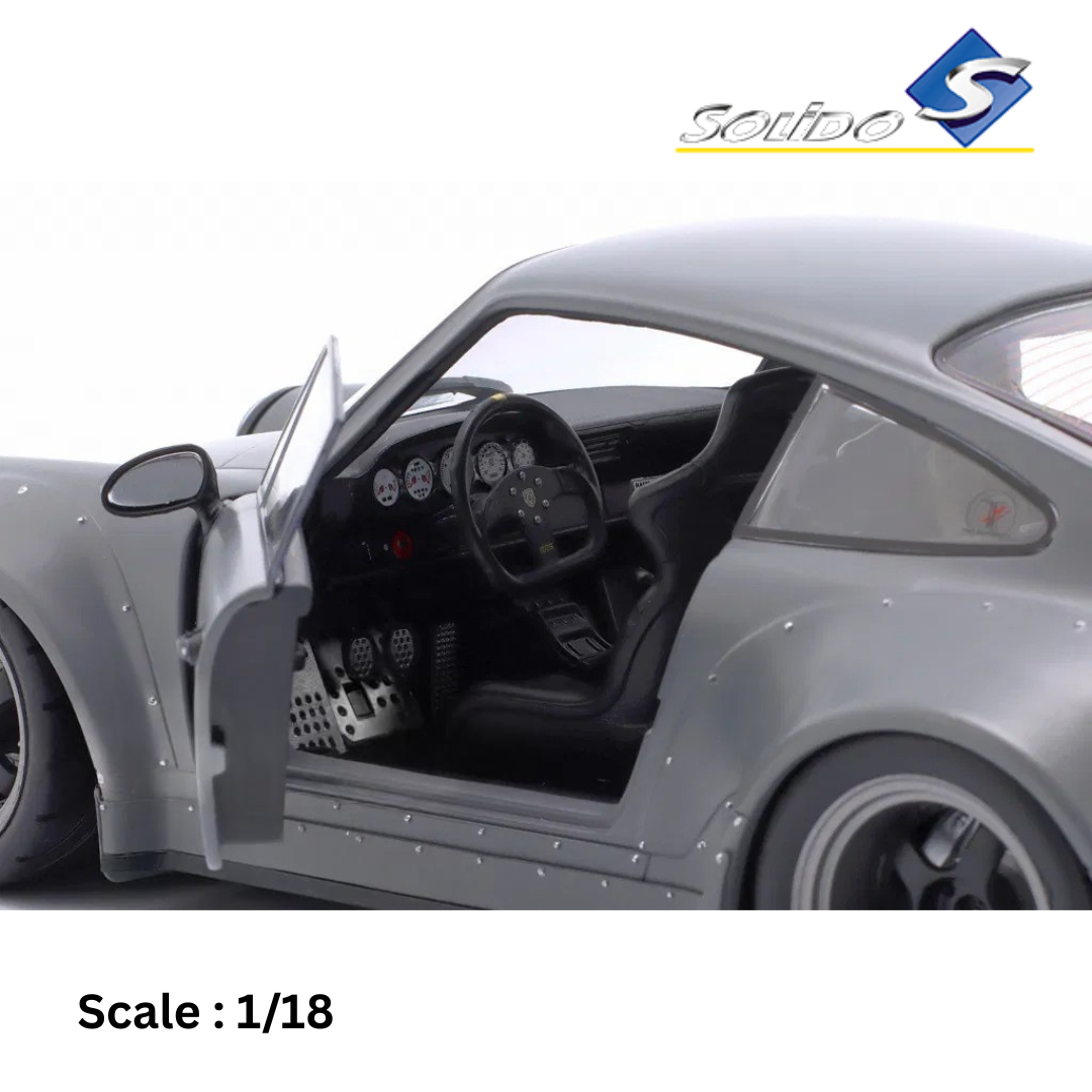 PORSCHE 911 964 RWB BODYKIT COUPE WITH AMERICAN DIORAMA FIGURE 2016