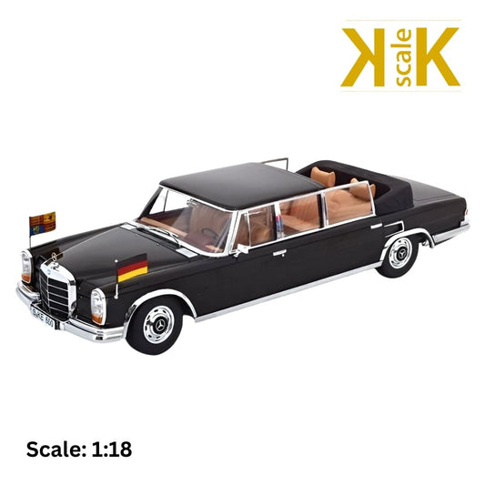 MERCEDES BENZ S-CLASS 600 PULLMAN (W100) LANDAULET SEMICONVERTIBLE QUEEN ELIZABETH II - KURT GEORG KIESINGER - 1965