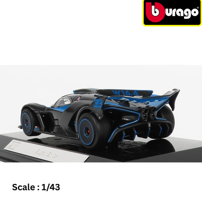 BUGATTI - BOLIDE W16 8.0 FOUR-TURBO 1850hp 500km/h 2020 - CON VETRINA - WITH SHOWCASE
