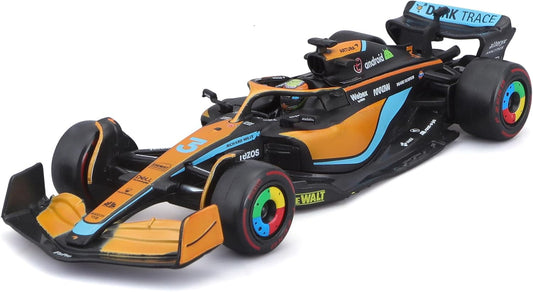 McLAREN - F1 MCL36 TEAM MCLAREN N 3 AUSTRALIAN GP 2022 DANIEL RICCIARDO - WITH DRIVER WITH SHOWCASE