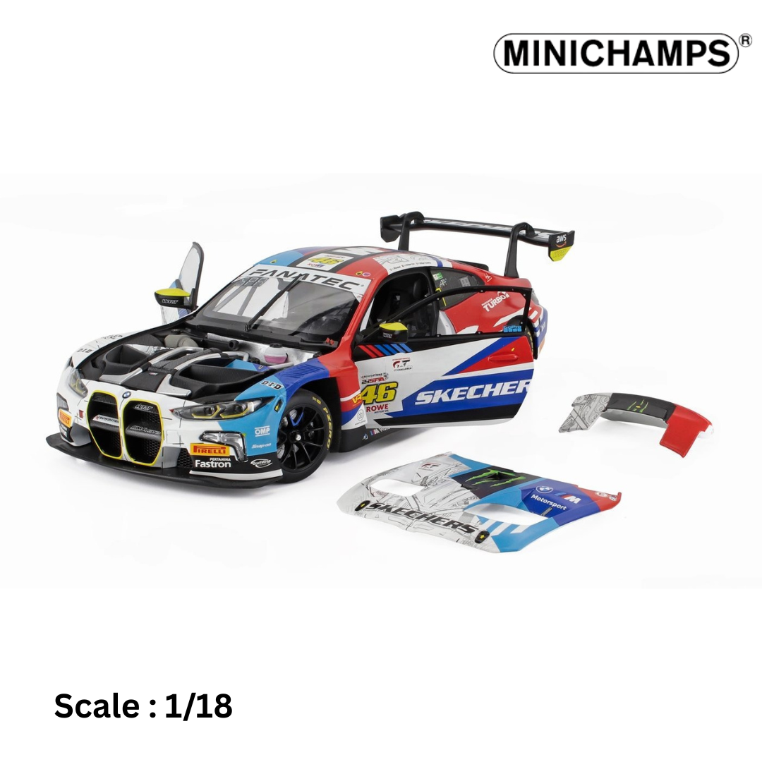 BMW - 4-SERIES M4 GT3 TEAM WRT N 46 24h SPA 2024 VALENTINO ROSSI - MAXIME MARTIN - RAFFAELE MARCIELLO