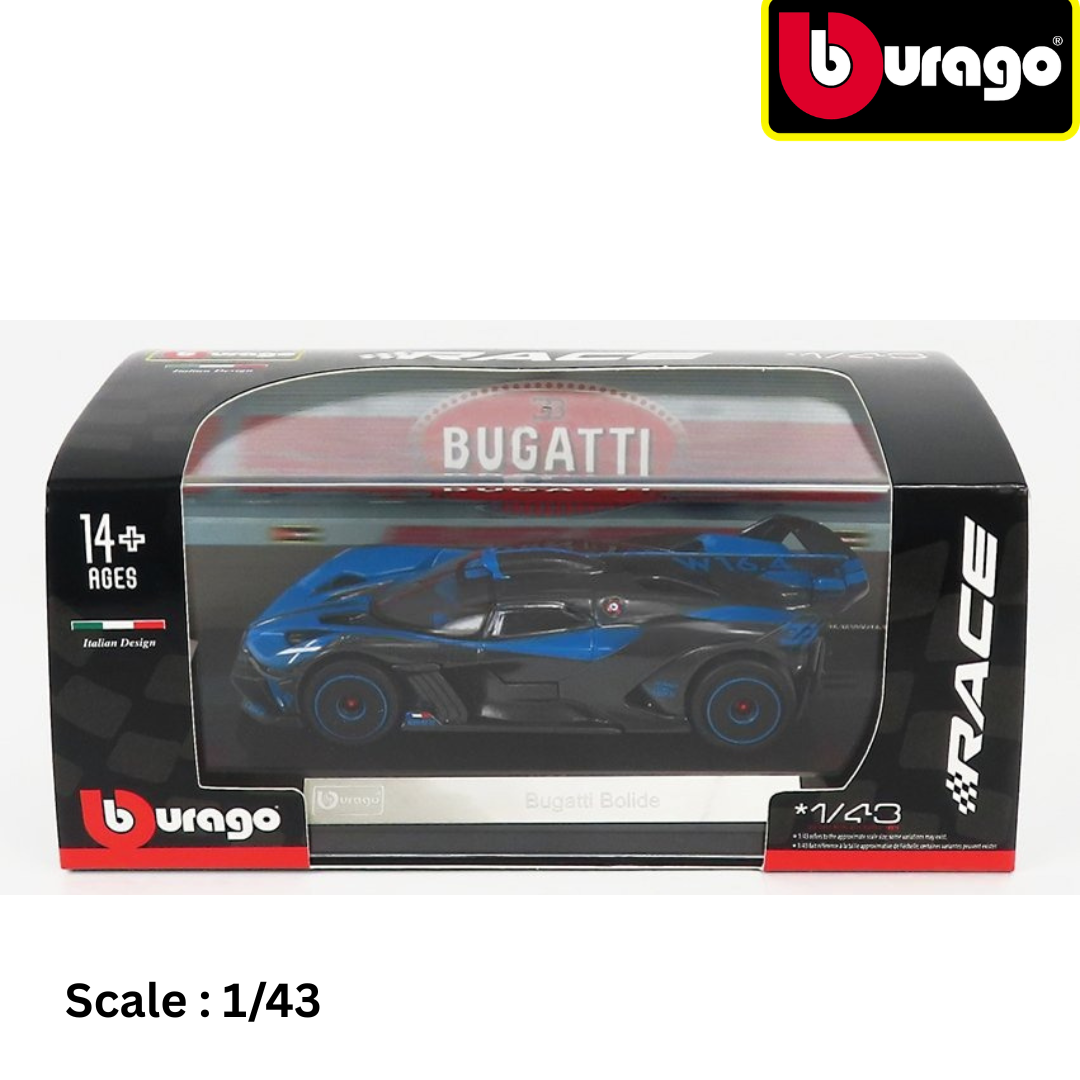 BUGATTI - BOLIDE W16 8.0 FOUR-TURBO 1850hp 500km/h 2020 - CON VETRINA - WITH SHOWCASE